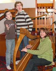 Llio, Rhun a Gwern, triawd Gwyniarth