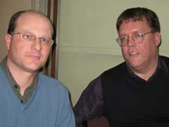 Huw Meirion a Dafydd Pritchard